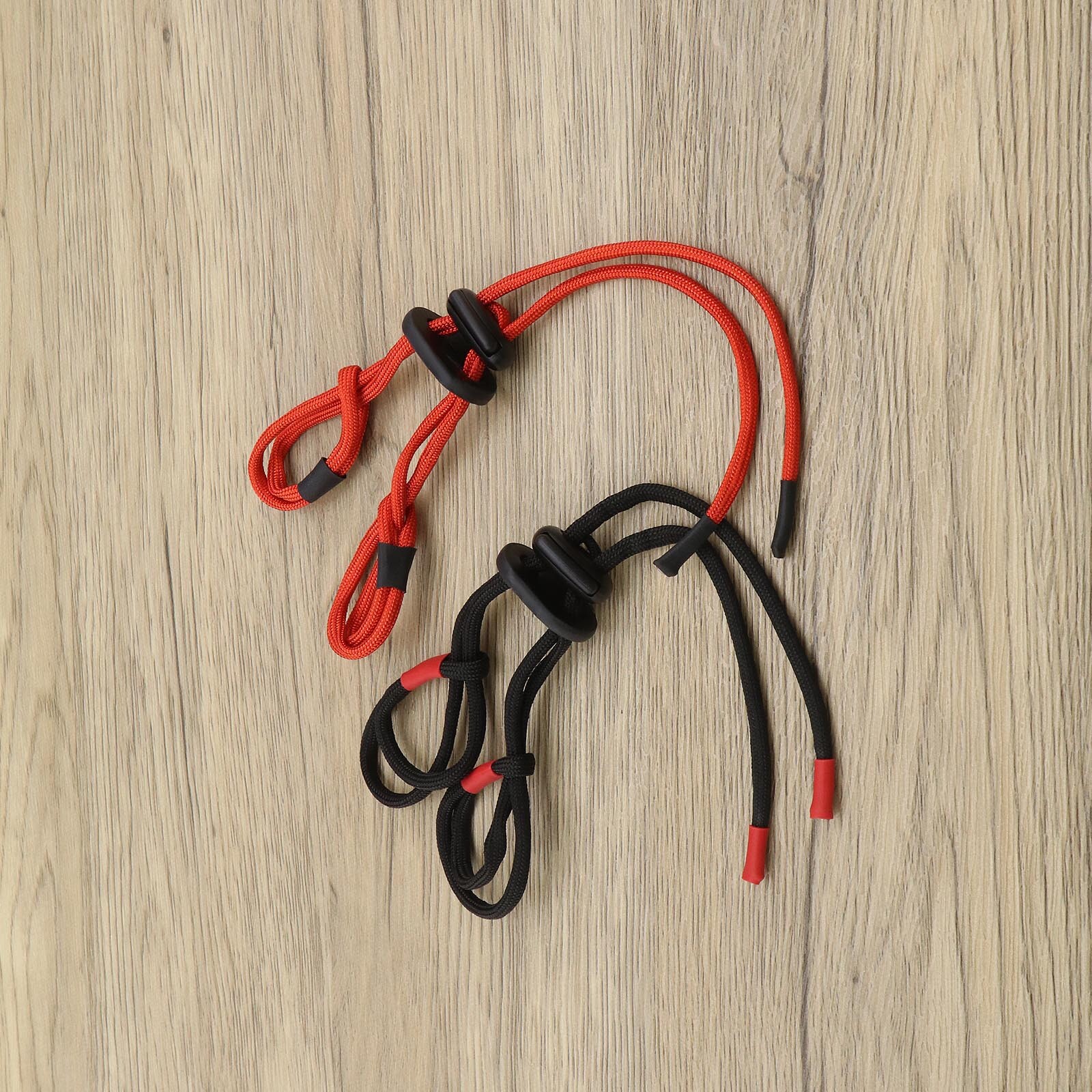 2x Archery Finger Sling Adjustable Recurve Bow Fingersling Rope Red