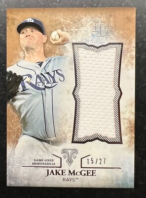 2015 Topps Triple Threads Unity Relic Sepia Jake McGee 15/27