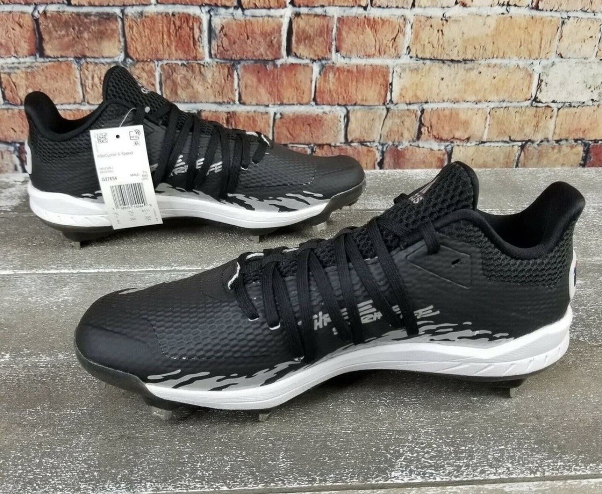 Adidas Afterburner 6 Speed Trap Black Baseball Cleats G27654 