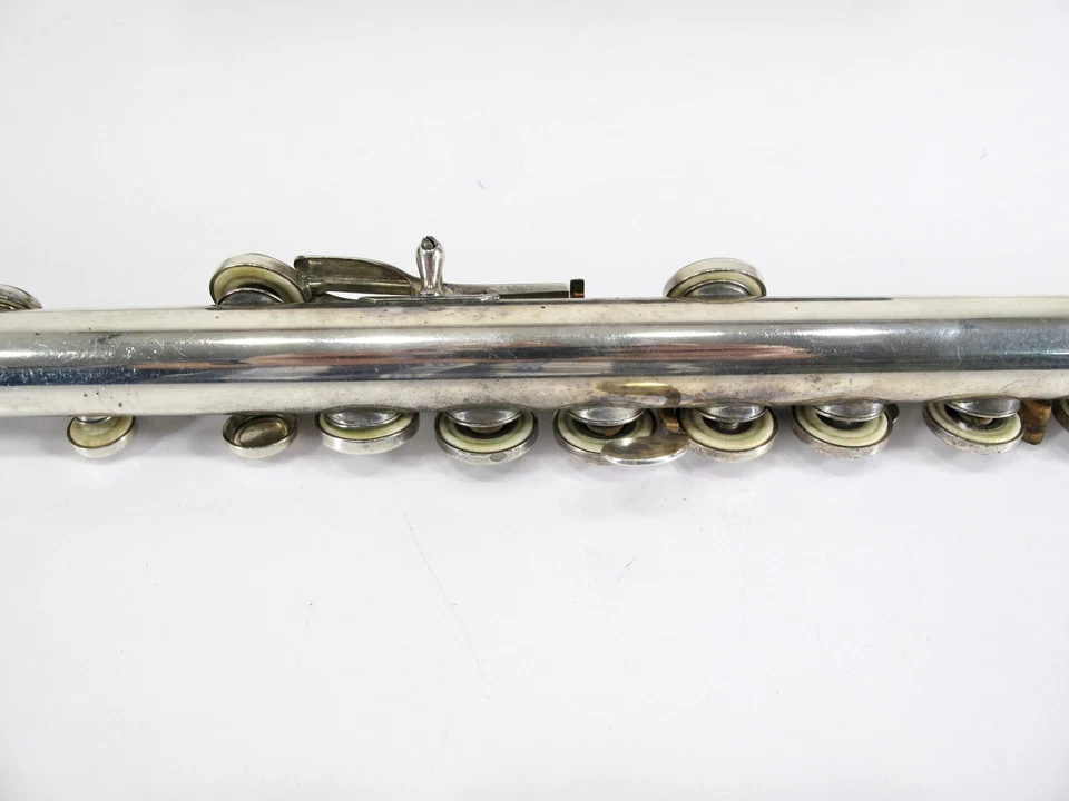 Flauta de níquel plateada con estuche Emerson ELD EF1 Soprano Student pie en C Foto 3 de 4