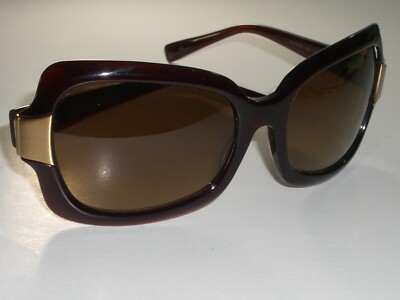 OLIVER PEOPLES 59[]19-130 VILETTE SI TOP BROWN GRADIENT POLARIZED SUNGLASSES NEW