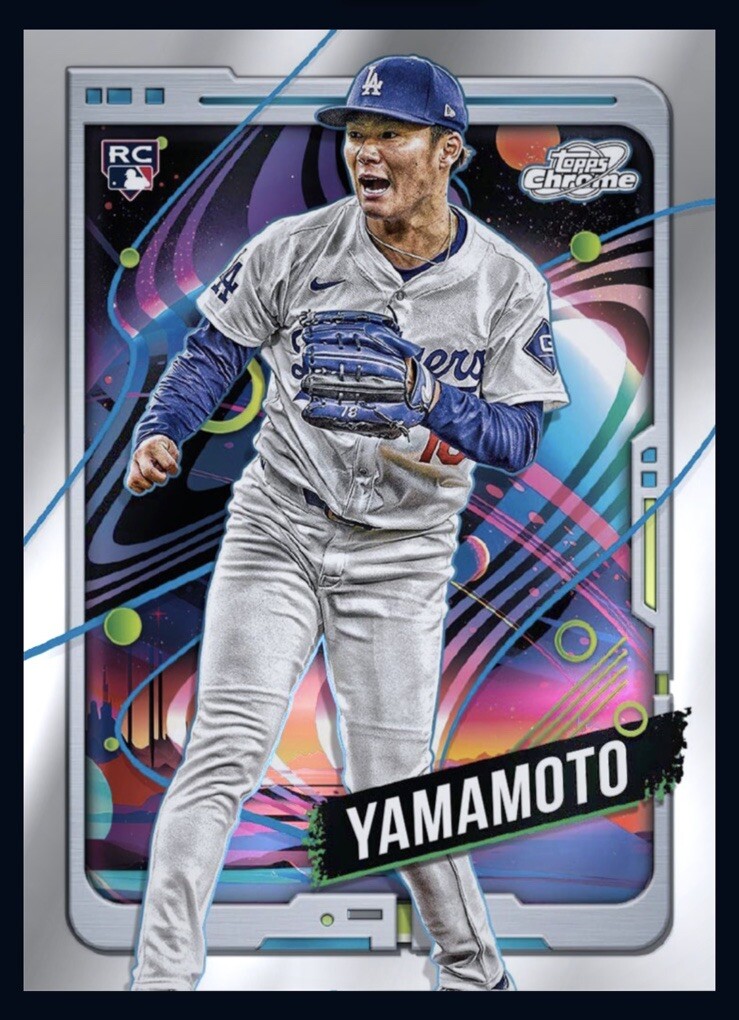 2024 TOPPS Chrome Cosmic Rookie RC-YOSHINOBU YAMAMOTO(TOPPS