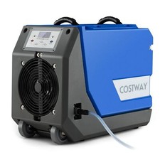 85L Commercial Dehumidifier Portable Industrial Dehumidifier w/ Pump & Wheels
