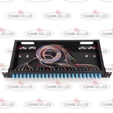 48 core LC with adapter pigtail 24 Ports Patch Panel Fiber Optic Terminal Box