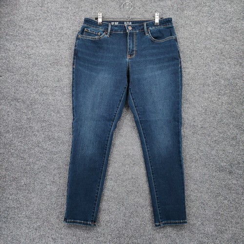 A.n.a Jeans Womens 12P Petites Mid-Rise 