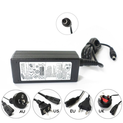 Adaptador de corriente alterna original para portátil Samsung AD-4019P cable de alimentación cargador - Imagen 1 de 6