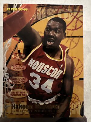 Hakeem Olajuwon - Fleer 1995-96 Basketball - #71 Card