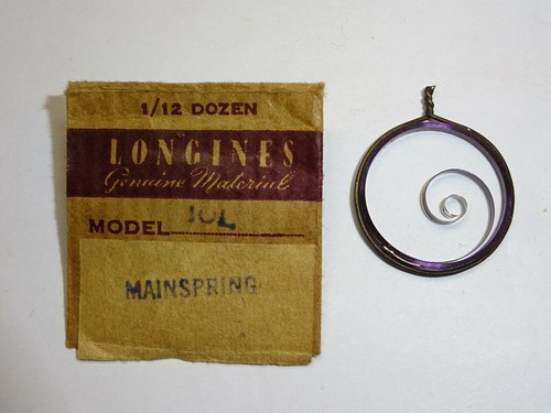 Ressort De Barillet Venus 81 91 Zugfeder 145G25 - New Old Stock, Pour Horlogerie