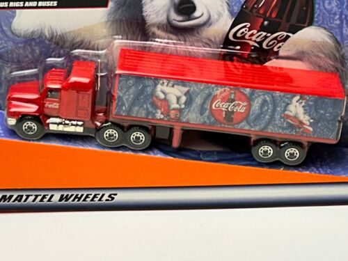 Matchbox Big Movers 1:87 Scale Mack Semi Truck & Trailer, Coca Cola - Picture 12 of 13