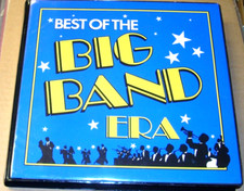 VARIOUS best of big band era  jazz  10 audio cassettes box - LIKE NEW -