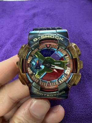 Casio G Shock Watch GM 5553 Limited Rainbow Edition Free Casio G Shock Watch GM 5553 Limited Rainbow Edition Free