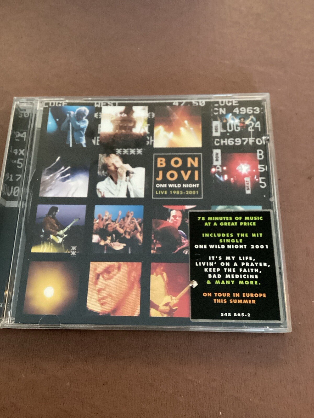 bon jovi one wild night cd