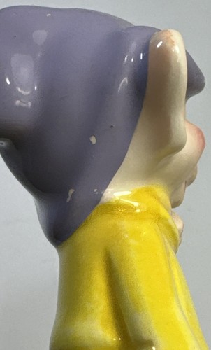 Vintage 2.5 Inch Porcelain Walt Disney Productions Japan Dopey Figurine - Picture 7 of 9
