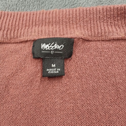 Mossimo Sweater Womens Medium Orange Pullover V Neck Comfy Angora Rabbit Hair 7% - Picture 5 of 10