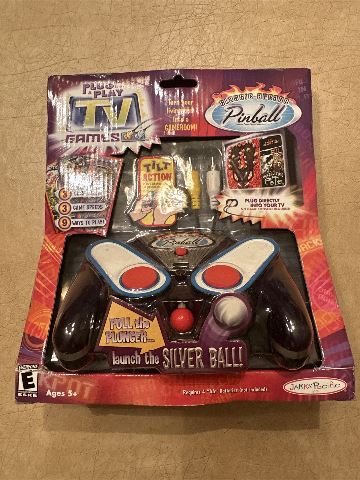 RETRO Classic Arcade Pinball (TV game systems, 2004) Plug &amp; Play New in Box