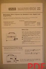 Instructions cine film movie projector EUMIG MARK-501 - Email/CD