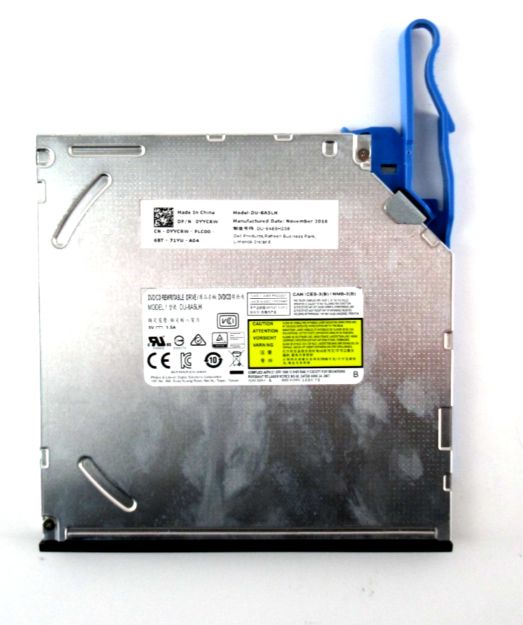 Dell 9.5mm Slimline SATA DVD+/-RW Optical Drive - YYCRW