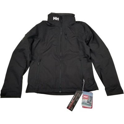 HH Helly-Hansen Small Women's Crew Hooded Midlayer Black Jacket 2.0 New