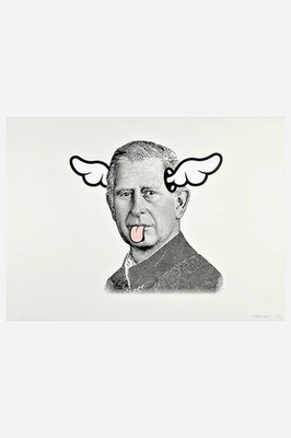D*Face DOG Save The King Hand SIGNED and Numbered in Pencil of 230