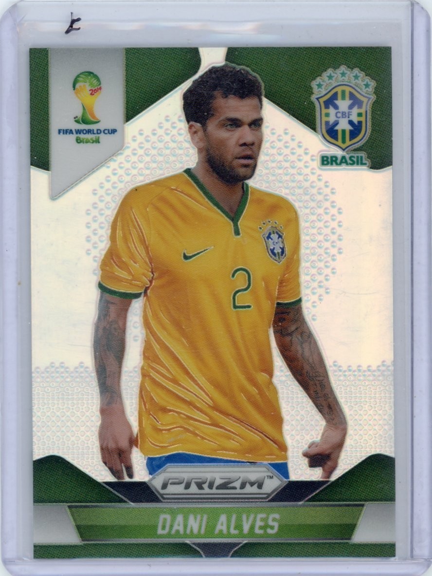 Dani Alves 2014 Panini Prizm World Cup Silver Prizm #105