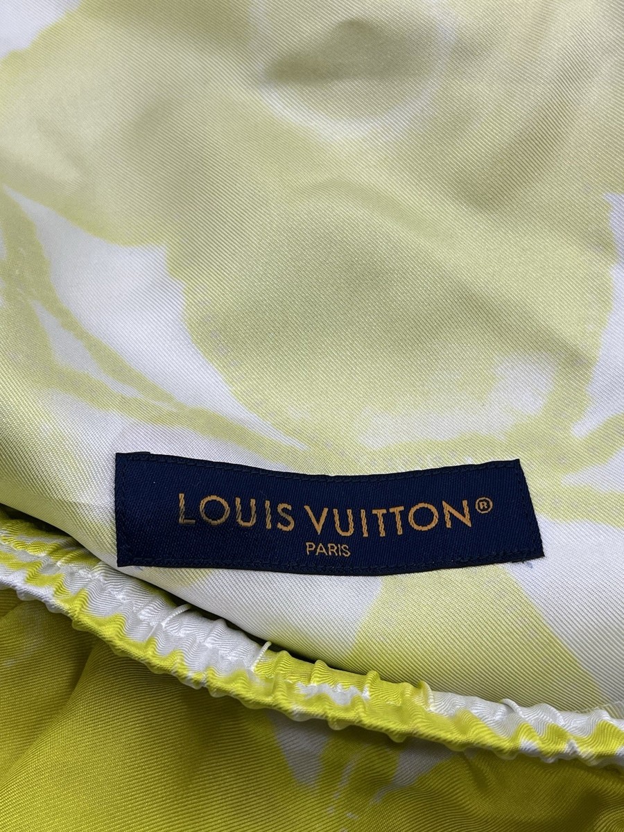 New Authentic Louis Vuitton SHIBORI Silk Shorts Yellow XL | eBay