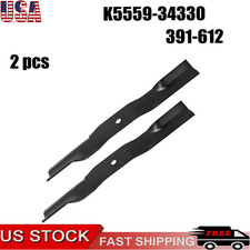 Qty 2: Mower Blade Fits Kubota Replaces K5559...