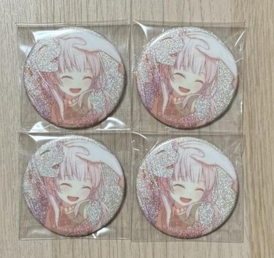 Kanade Yoizaki Can Badge Set 4 Anime Collectibles Glitter Emotes Age 14+