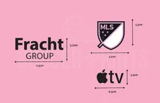 Inter Miami SLEEVE Sponsor Patch Set Home Quality Reproduction