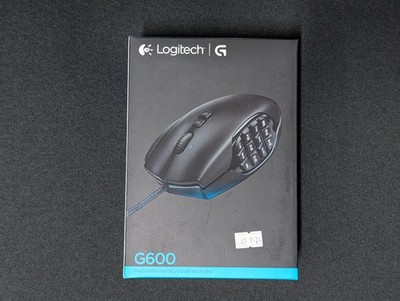 Logitech G600 MMO Wired Gaming Mouse - Black