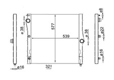 MAHLE Motork�hler Wasserk�hler CR 1904 000S f�r BMW X6 E71 E72 X5 E70 F15 F85