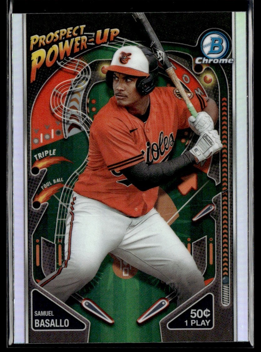 2024 Bowman Chrome Prospect Power Up Samuel Basallo Baltimore Orioles #PP-8