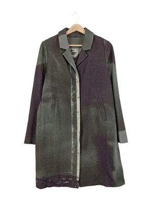Anette Görtz Übergangsmantel Wolle Khaki Schwarz Gr. 36 Casual