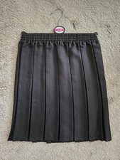 Schulrock Mädchen schwarz 7-8 Jahre elastischer Bund