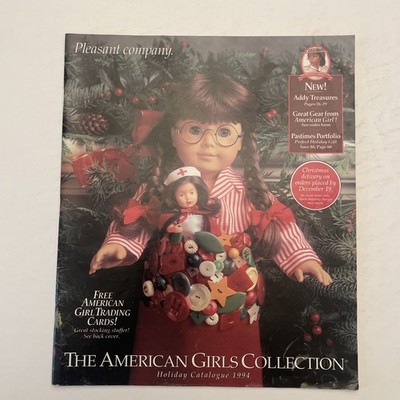 Vintage 1994 American Girl/Pleasant Company Holiday Catalog with Molly on cover