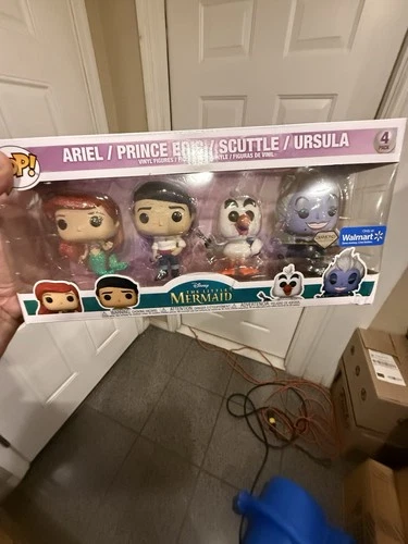 Funko Pop! Vinyl: Disney - Ariel / Prince Eric / Scuttle / Ursula (Diamond)...