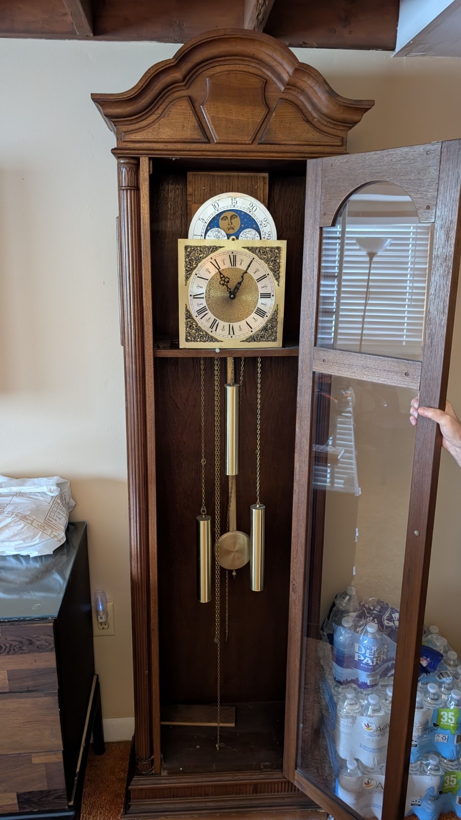 Beautiful Sounding Howard Miller  Grandfather Clock. 