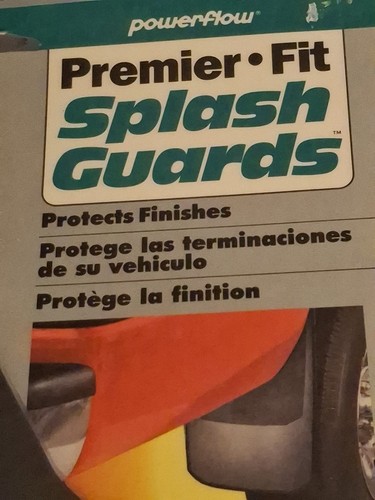Vtg Power Flow Premier Fit 2 Splash Guards "Chevrolet" Sz C New 1998 Mud Flaps - Picture 2 of 24