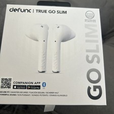 Image of White Defunc True Go Slim Wireless Bluetooth Headphones Brand New