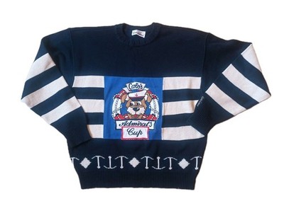 Carlo Colucci Vintage Sweater Admiral's Cup 80s 90s Sweatshirt Pullover L