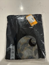 Carhartt Youth T Shirt Long Sleeve Camo Graphic Black XL 18-20