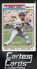 Willie Mays 1974 Topps #473 New York Mets World Series Game 2