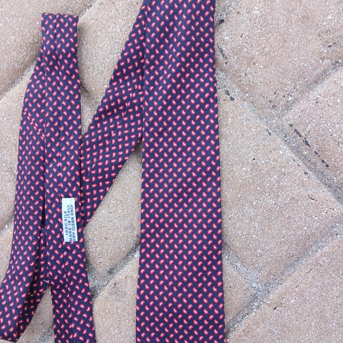 Vintage EUC Maus & Hoffman Soft 100% Silk Paisley Tie Thick Made In Italy - Picture 9 of 12