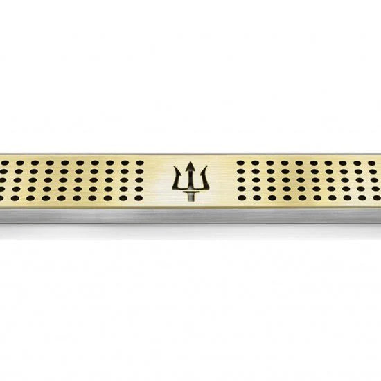 Bar Mat MITRA OTTONE Lumian 60cm tapis de bar inox couleur or pour barman