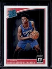 2018-19 Panini Donruss Optic Shai Gilgeous-Alexander Rookie RC #162 Clippers
