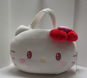 Hello Kitty Valentine's Day Bucket by Sanrio NEW - White Handles w/ Red Lining 