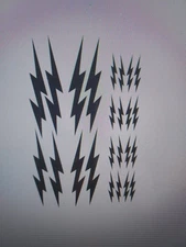 NEW LIGHTNING paint mask stencil slot car 1/64 ho lexan body bsrt viper wizzard