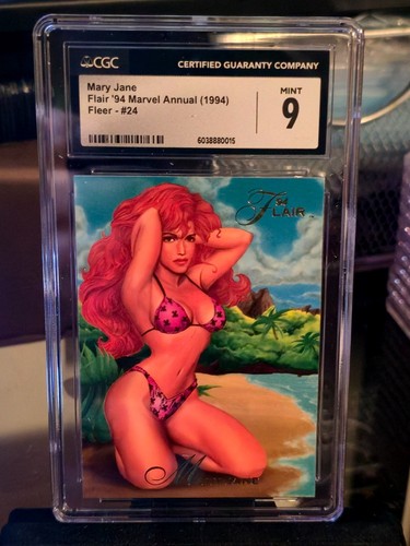 1994  Flair Marvel Universe Mary Jane #24  CGC 9 MINT