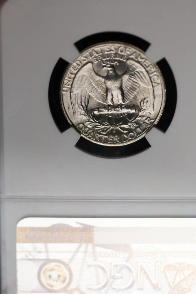 1943 S "Goiter" Washington Quarter NGC MS64 FS-401 - *DoubleJCoins* 6009-10 - Image 4 of 4