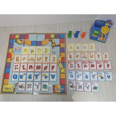 LeapFrog Letter Factory Board Game Talking Alphabet Learning Toy USED READ