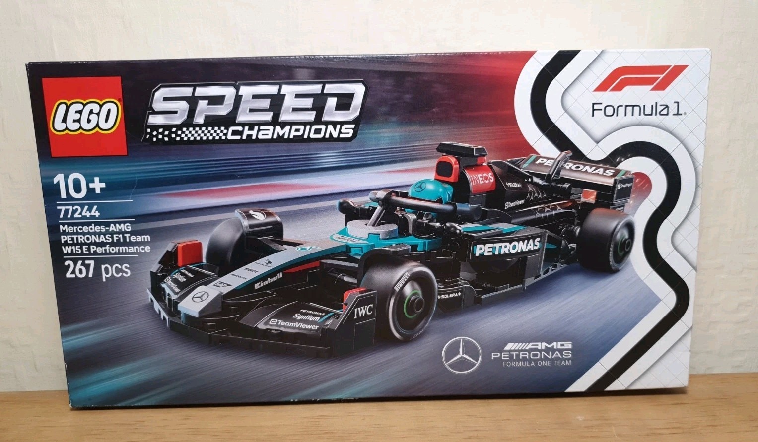 LEGO SPEED CHAMPIONS 77244 MERCEDES AMG PETRONAS F1 TEAM W15 E NEW